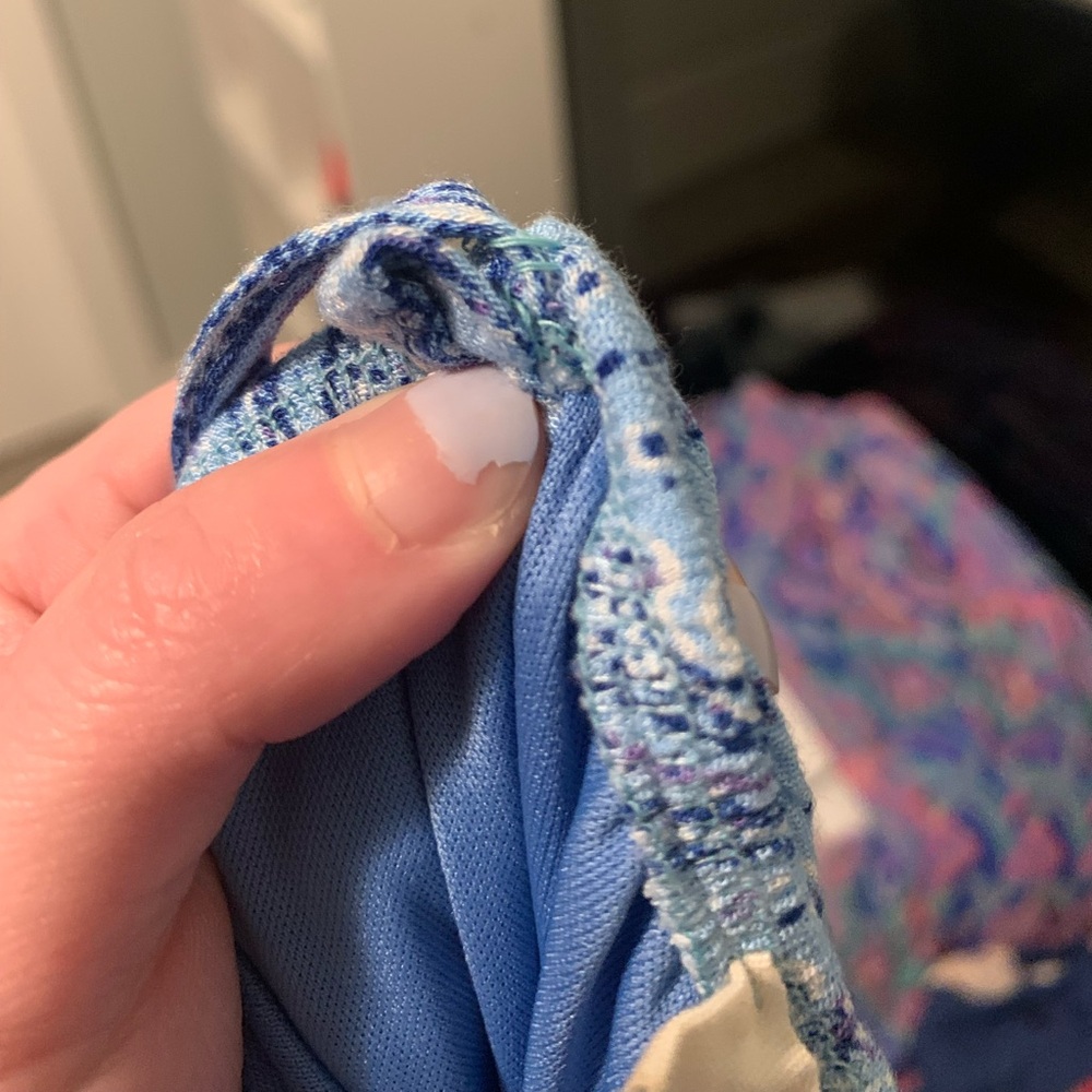 Blue patterned romper - Picture 4 of 5